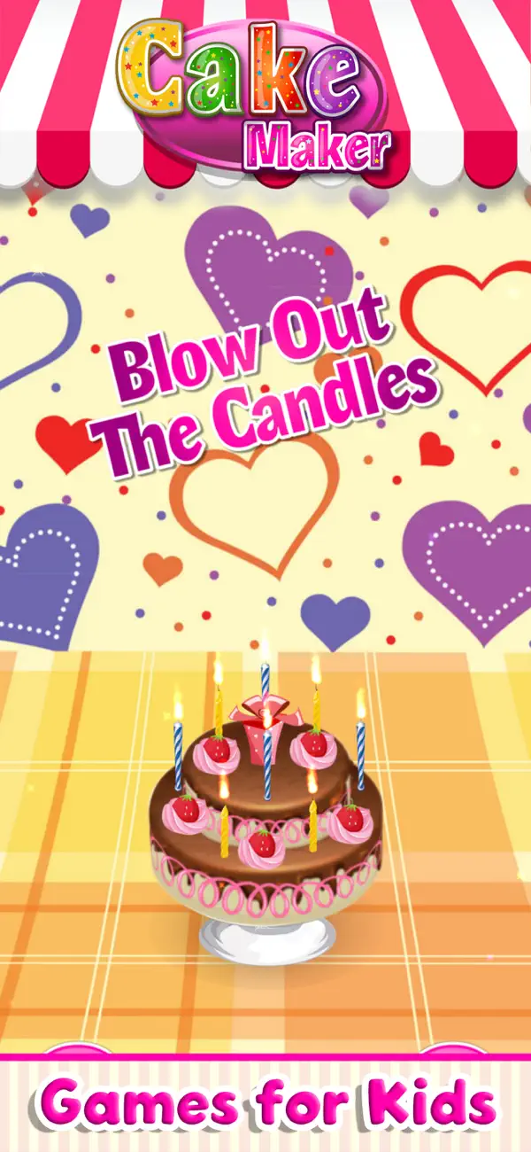 Screenshot #1 pour Cake Maker: Kids Cooking Game