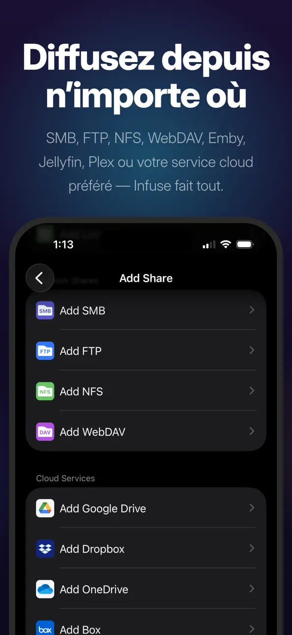 Infuse Plus screenshot 5 - iOS app interface