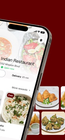 Favorite Indian Restaurant CA iPhone screenshot