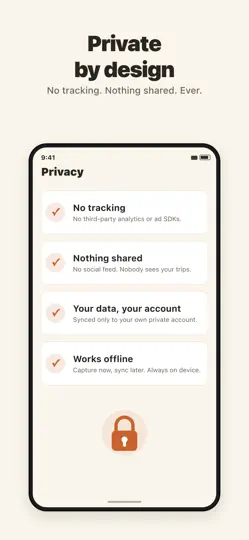 Screenshot von Logiday – Reisetagebuch auf dem iPhone 2