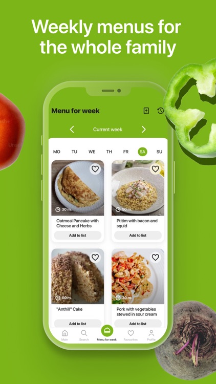 EASYFOODPLAN - Weekly Recipes