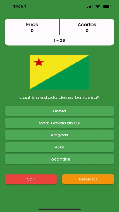 Quiz States of Brazil Screenshot