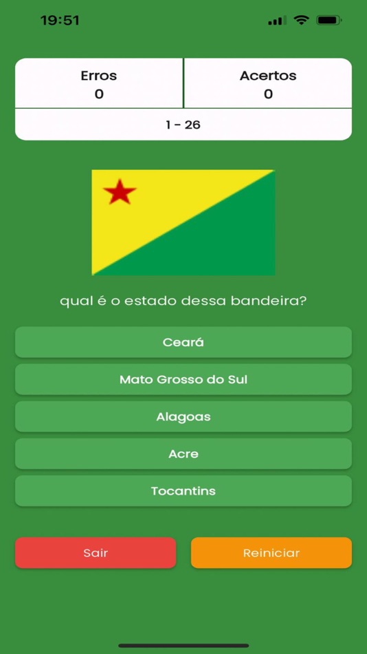#1. Quiz States of Brazil (iOS) Podle: Willian Veit