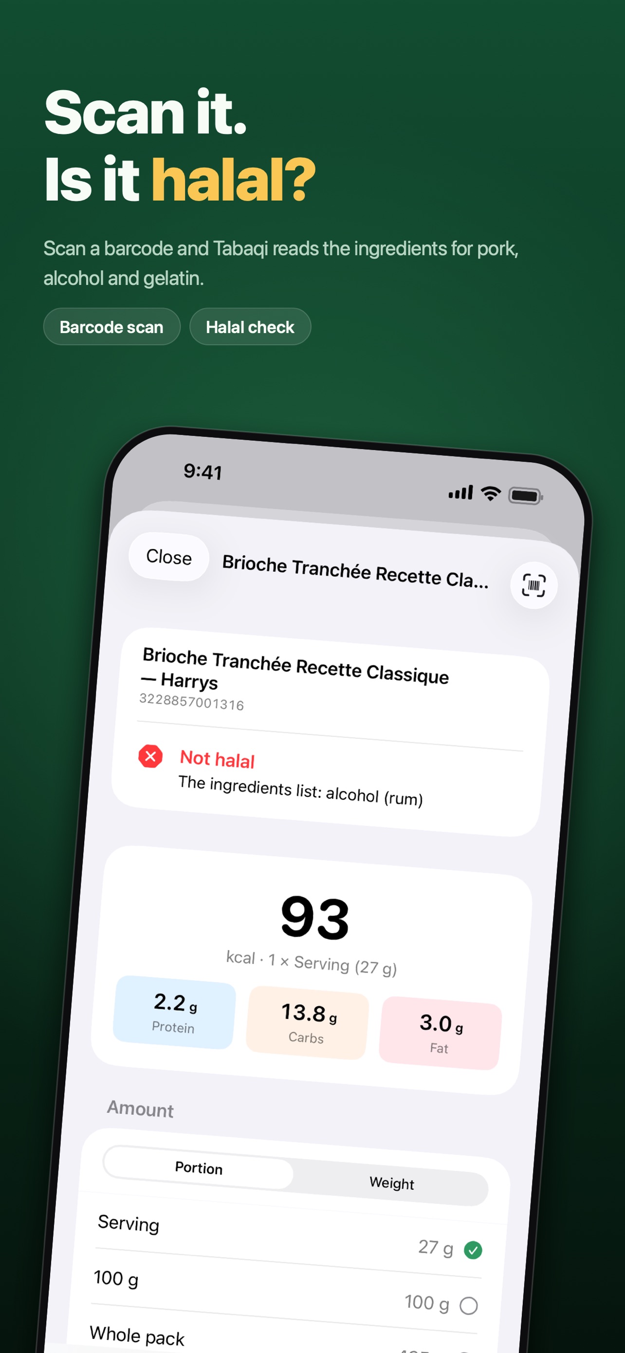 Screenshot 4 of Tabaqi - Calorie Counter