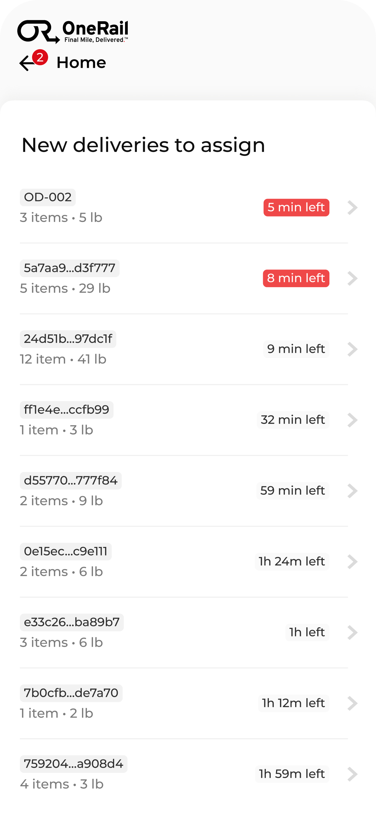 OneRail Driver 2.0 screenshot 5