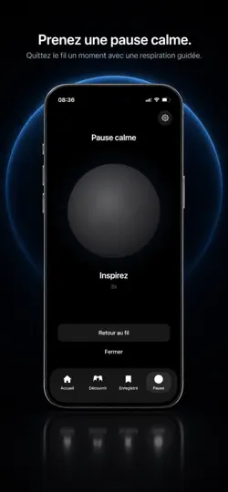 Скриншот CalmFeed на iPhone 4
