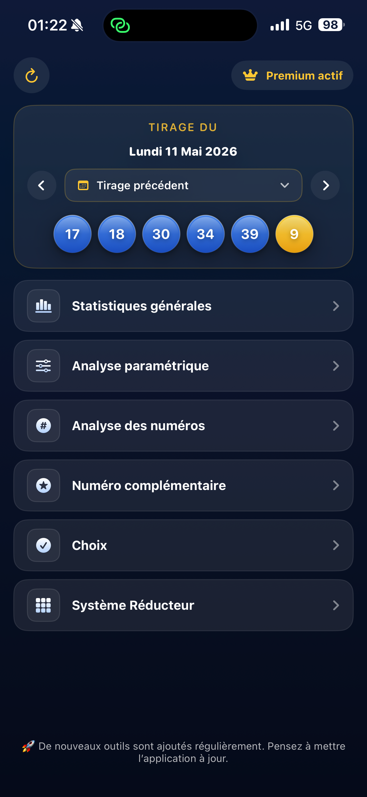 Loto Analyse screenshot 2