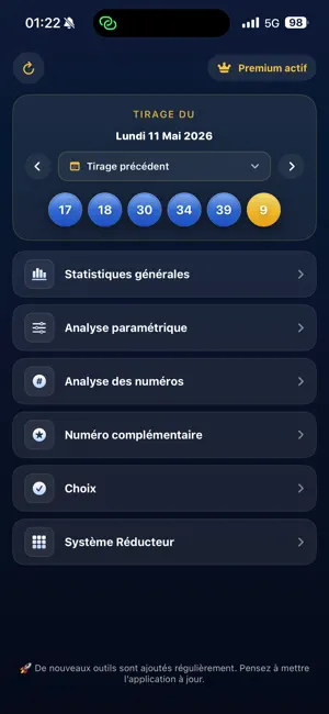 Loto Analyse screenshot 2