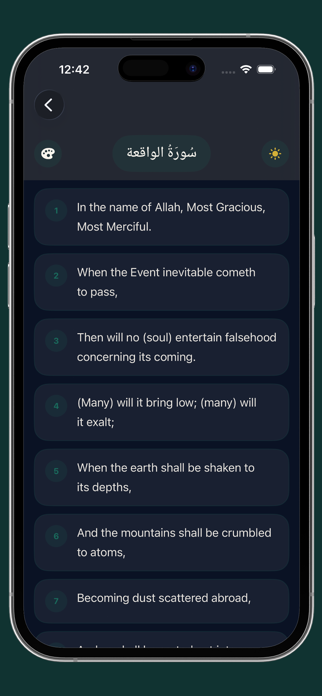 Surah Waqiah Pro Reader Screenshot 6 of 6