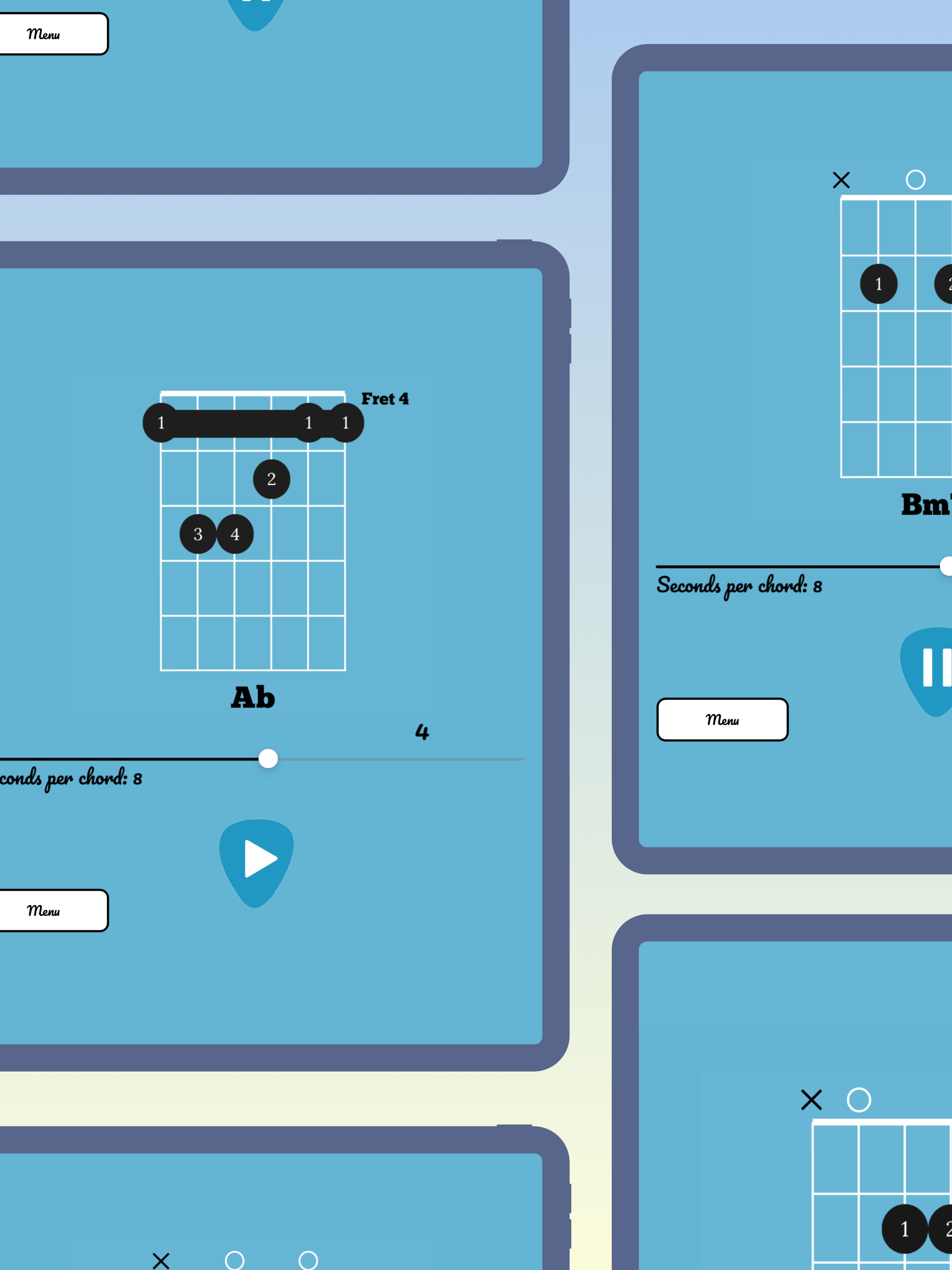 Rukus+ Guitar Chord Flashcards