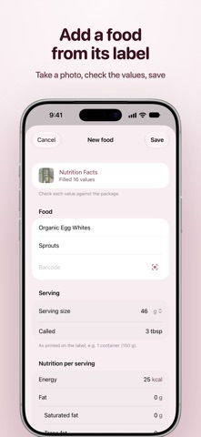 Calorie Tape: Nutrient Tracker screenshot 5