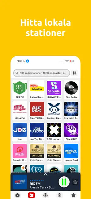 Radio Sverige FM / Webbradio iPhone screenshot 4