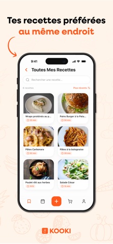 KOOKI : Extracteur de recettes iPhone screenshot 2