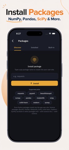Python Code Editor & IDE iPhone screenshot 6