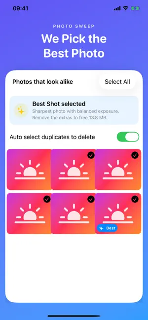 Photo Sweep: Similar Photos screenshot 1