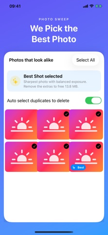 Photo Sweep: Similar Photos Screenshot 1 of 5