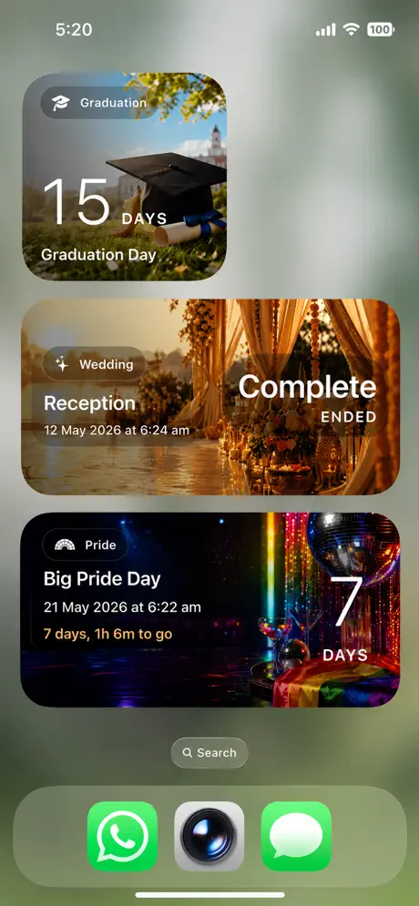Next Up: Countdown Widget 倒计时小组件应用截图