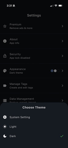 Quicknotes Supervisors screenshot