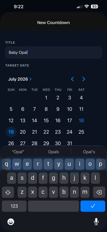 DaysTill Baby Screenshot 3 of 3