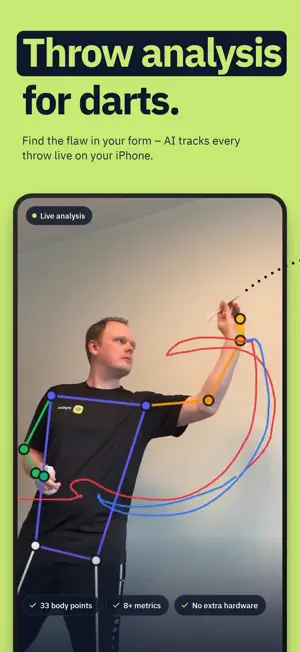 mydart: Darts Throw Analysis screenshot 1