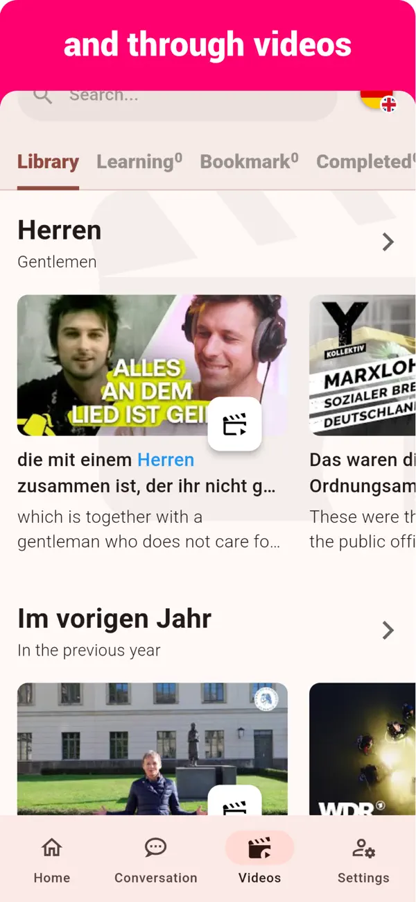 Screenshot #3 pour German  - Listening Speaking