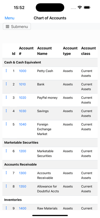 Nano Balance Sheet Screenshot 7 of 10