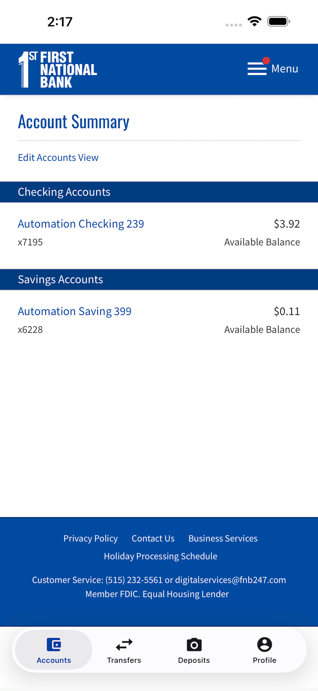 FNB Business Banking screenshot 3