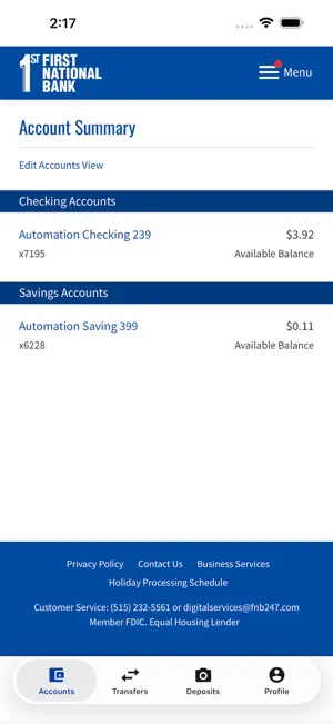 FNB Business Banking screenshot 3