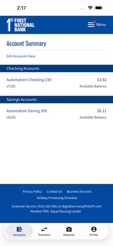 FNB Business Banking Screenshot 3 of 6