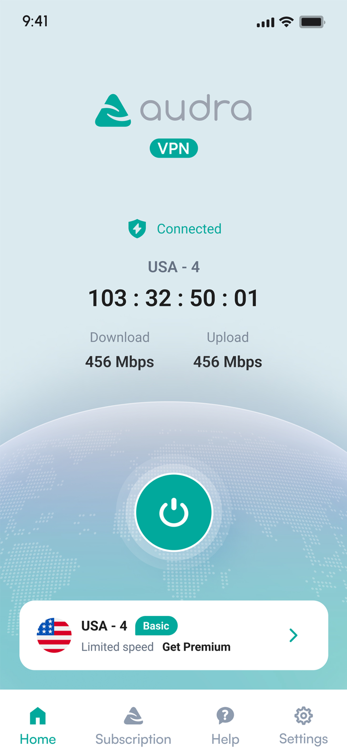 Audra VPN - Secure Connection