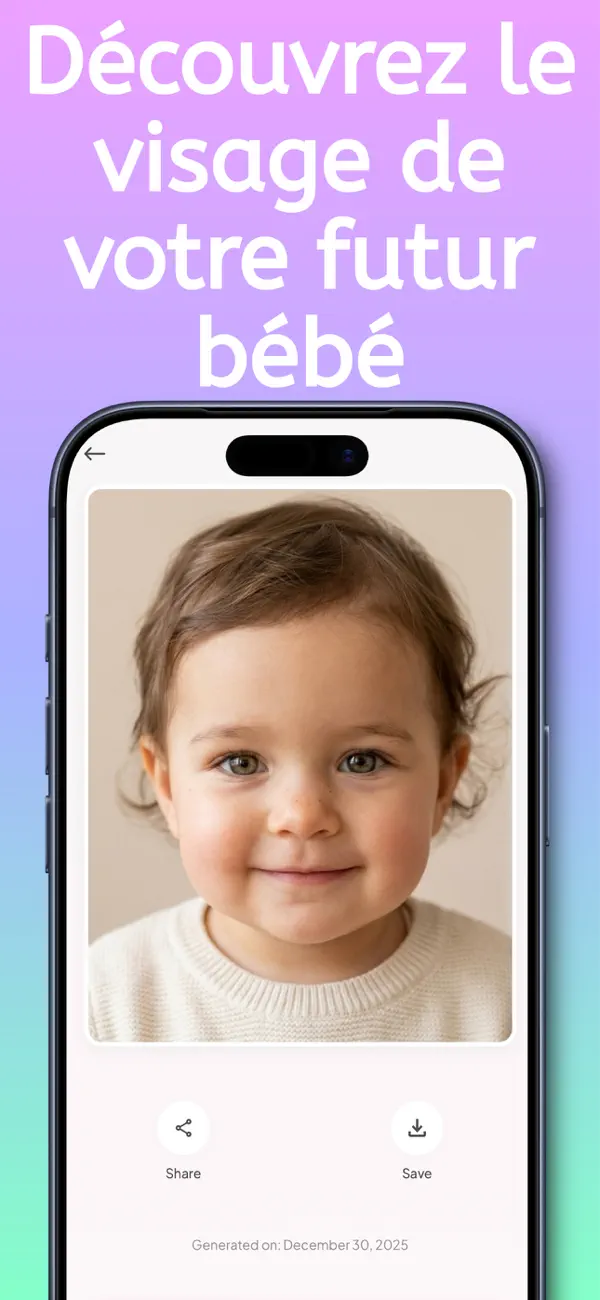 Screenshot #2 pour Babymon: AI Baby Generator
