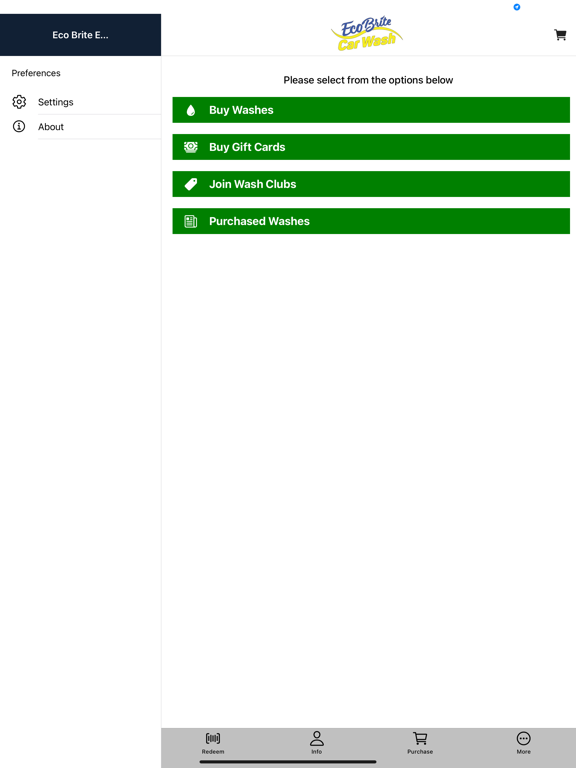 Eco Brite Car Wash iPad screenshot 3 - Business app