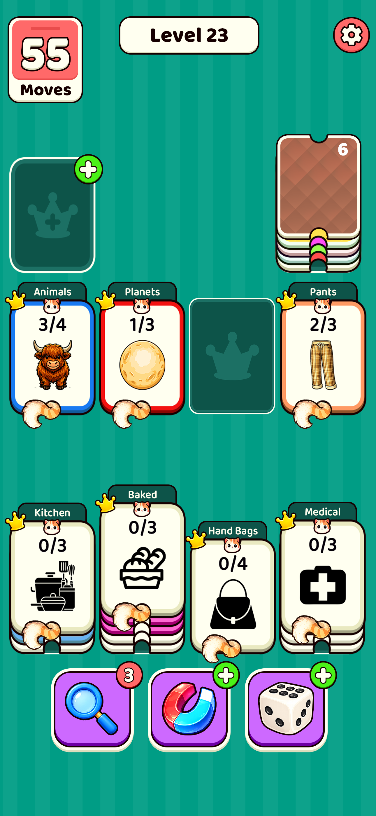 Stamp Sorting Solitaire Quest