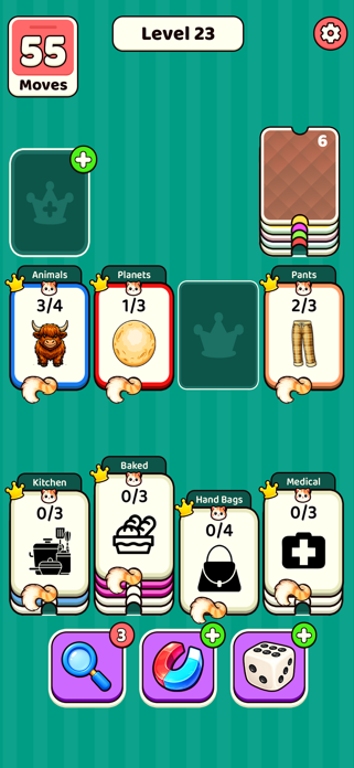 Stamp Sorting Solitaire Quest Screenshot 4 of 6