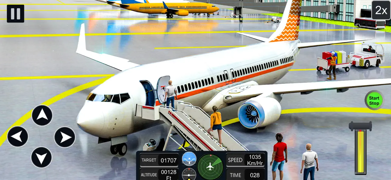 Screenshot #1 pour Vol Simulateur Ailes de Vol