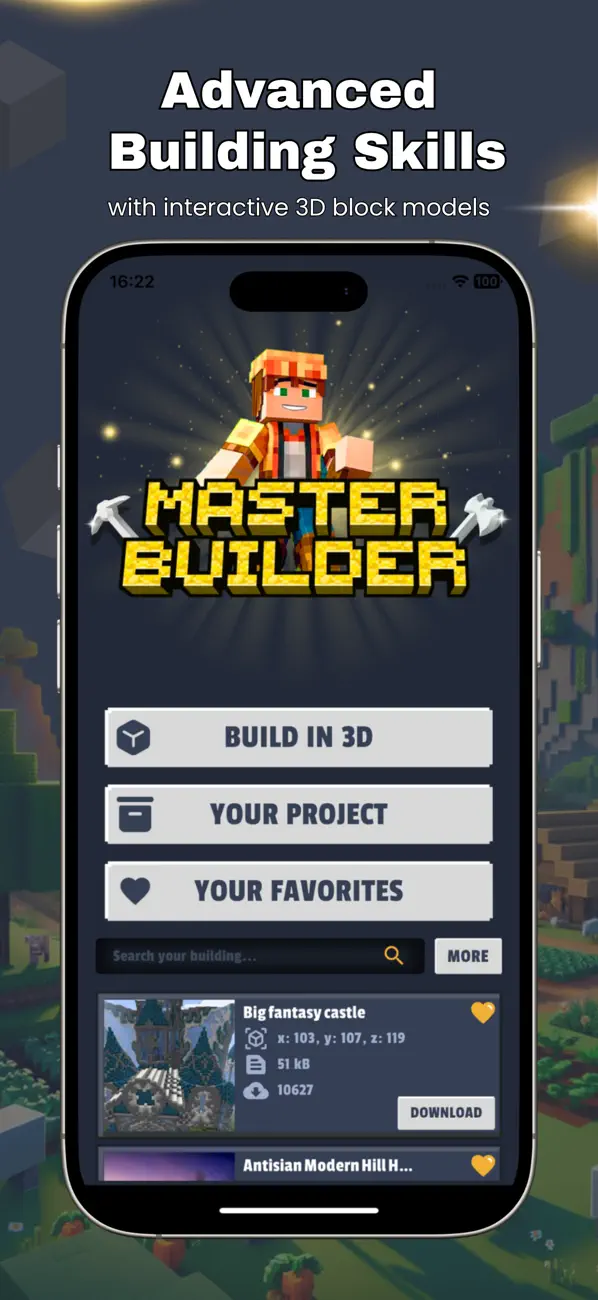 #1. Master Builder for Minecraft (iOS) โดย: PAMG