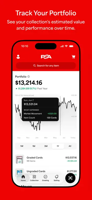 PSA: Card Tracking & Grading screenshot 4