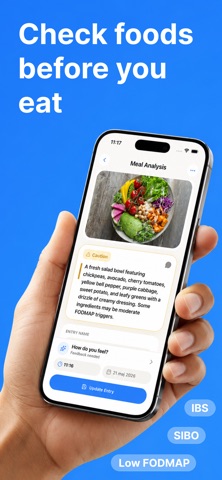 Low FODMAP Food Scanner iPhone screenshot