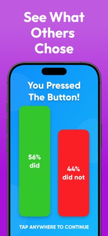 Would You Press The Button? iPhone screenshot
