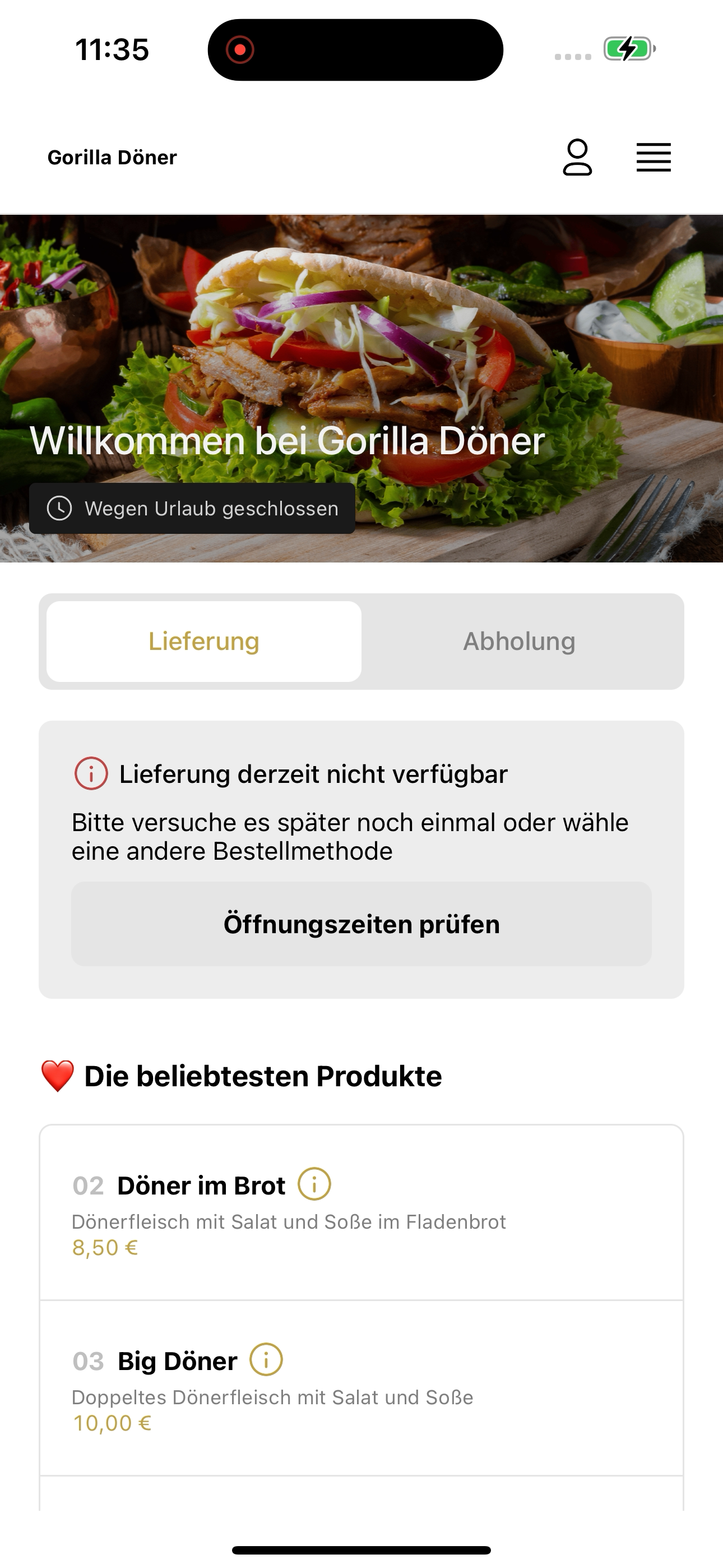 Gorilla Döner screenshot 6