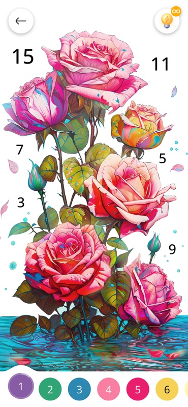 Paint by Number Coloring Game screenshot 1