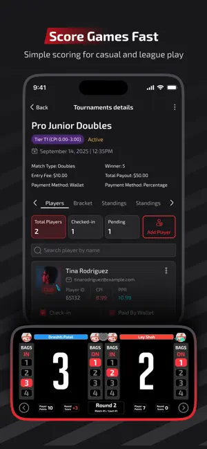 Cornhole App iPhone screenshot 4