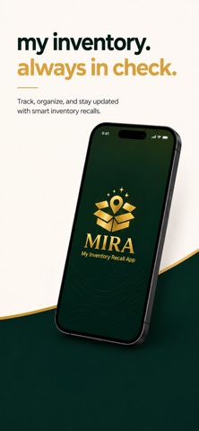 MIRA - My Inventory Recall App screenshot