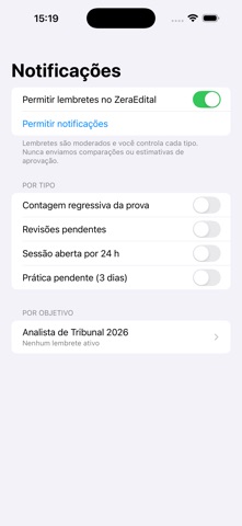 ZeraEdital iPhone screenshot