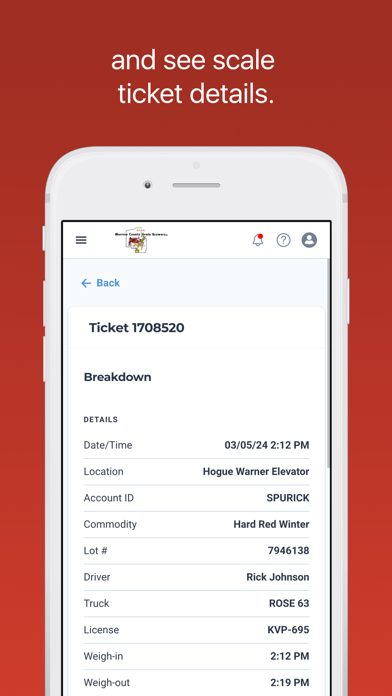Screenshot 3 of Morrow County Grain Growers App