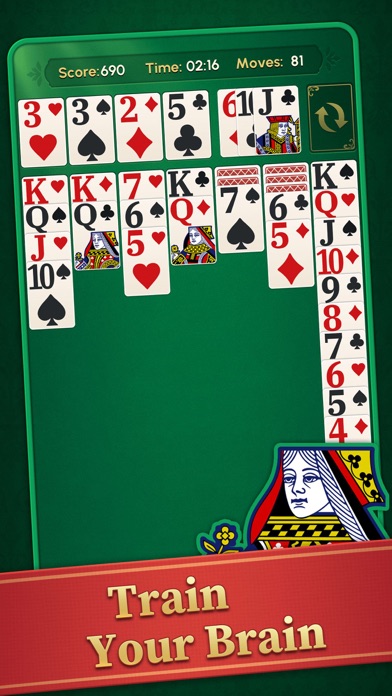 Classic Solitaire : Big Card Screenshot