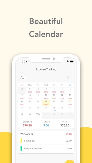 ExpenseTracking - Very simple Screenshot