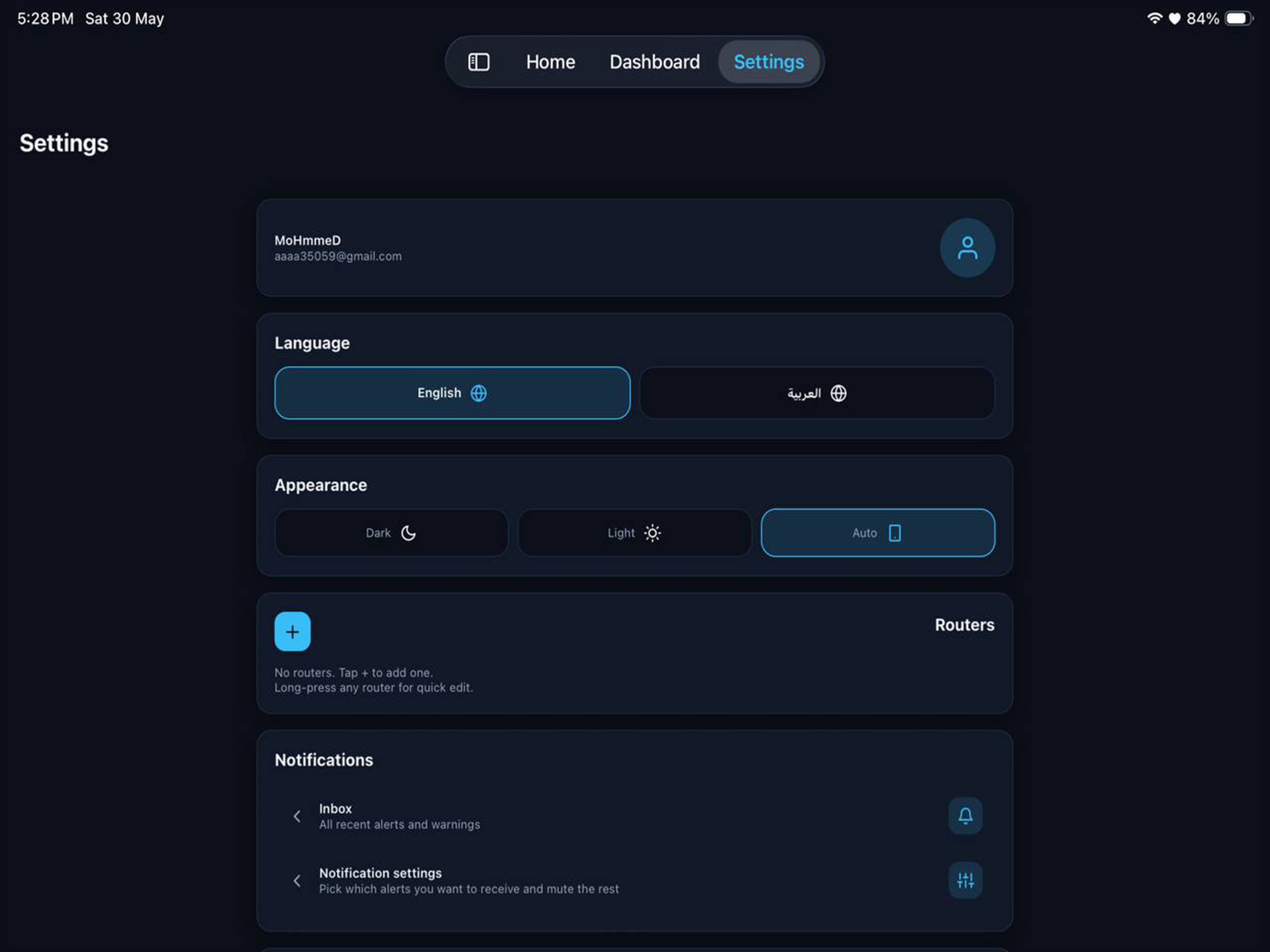 MyTik: Network Manager