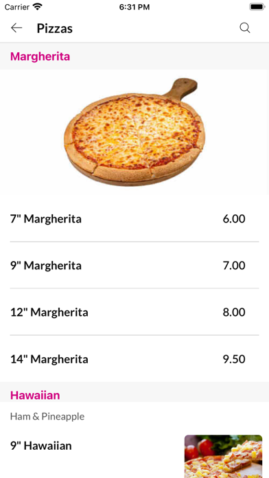 Papinos Pizza Screenshot