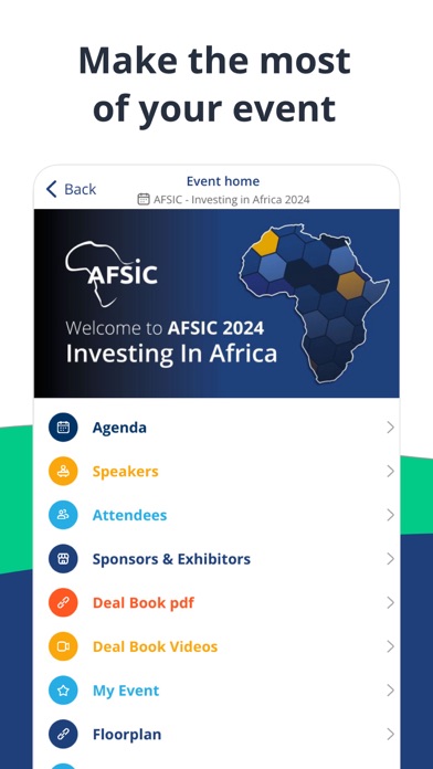 AFSIC - Investing in Africa Screenshot